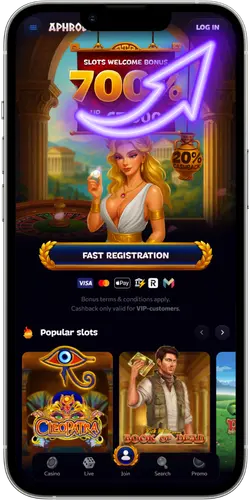 Aphrodite button in the top-right