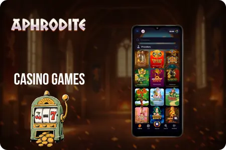 Aphrodite Casino App Game Lobby